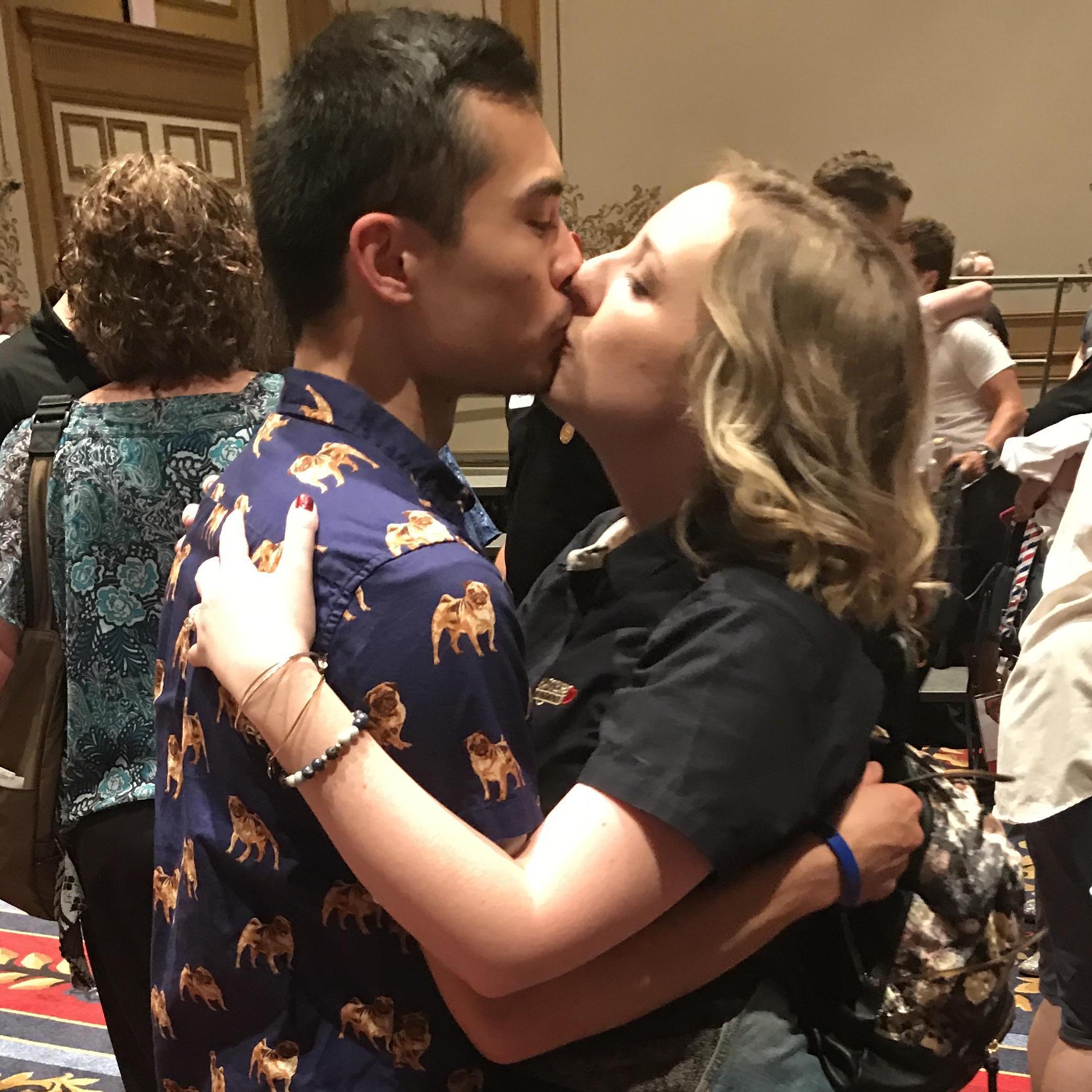 After Ryan's chorus won First Place in the world at his International Competition.