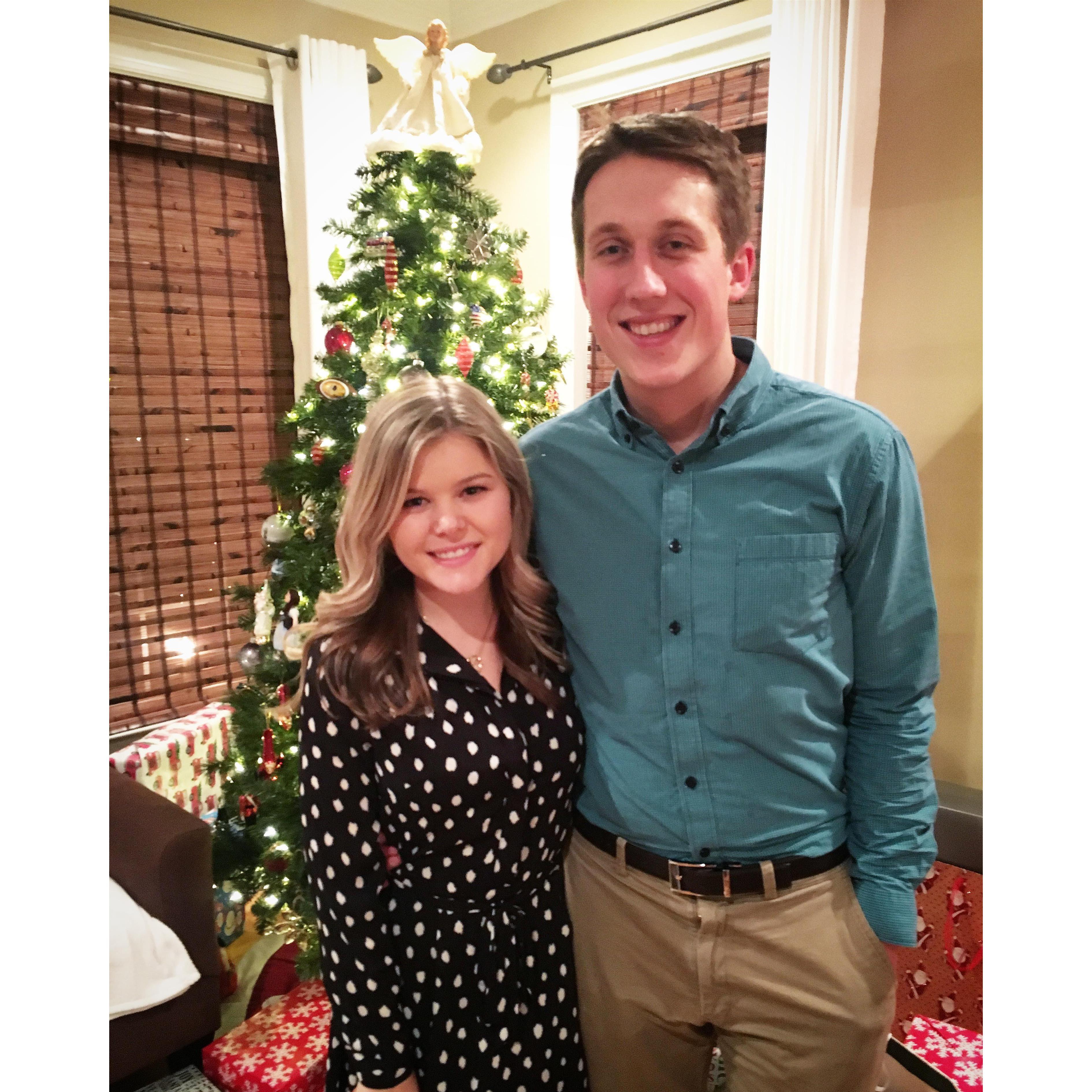 AJ's first Christmas in Virginia