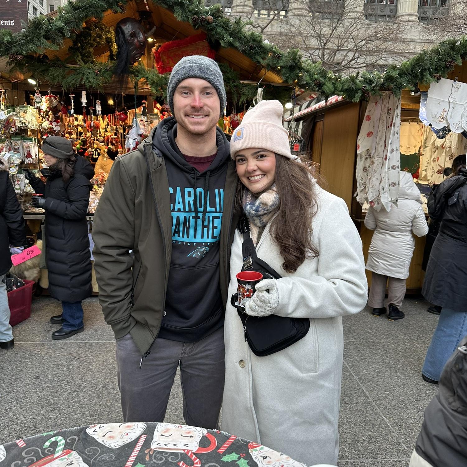 Chicago during Christmas