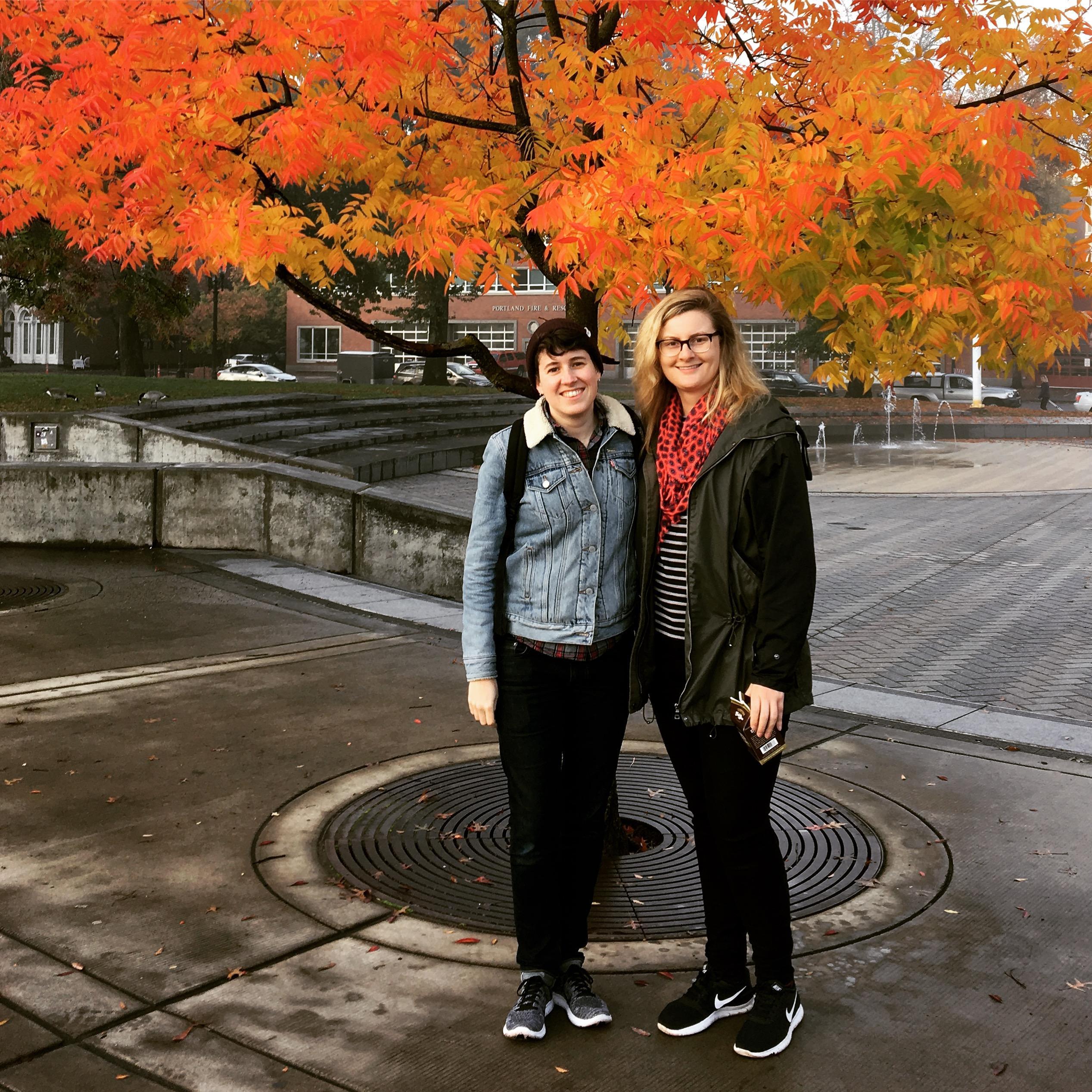 Oct 2016 // Real fall trees in Portland, OR.