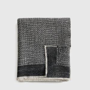 Cashmere Wool Patterned Throw