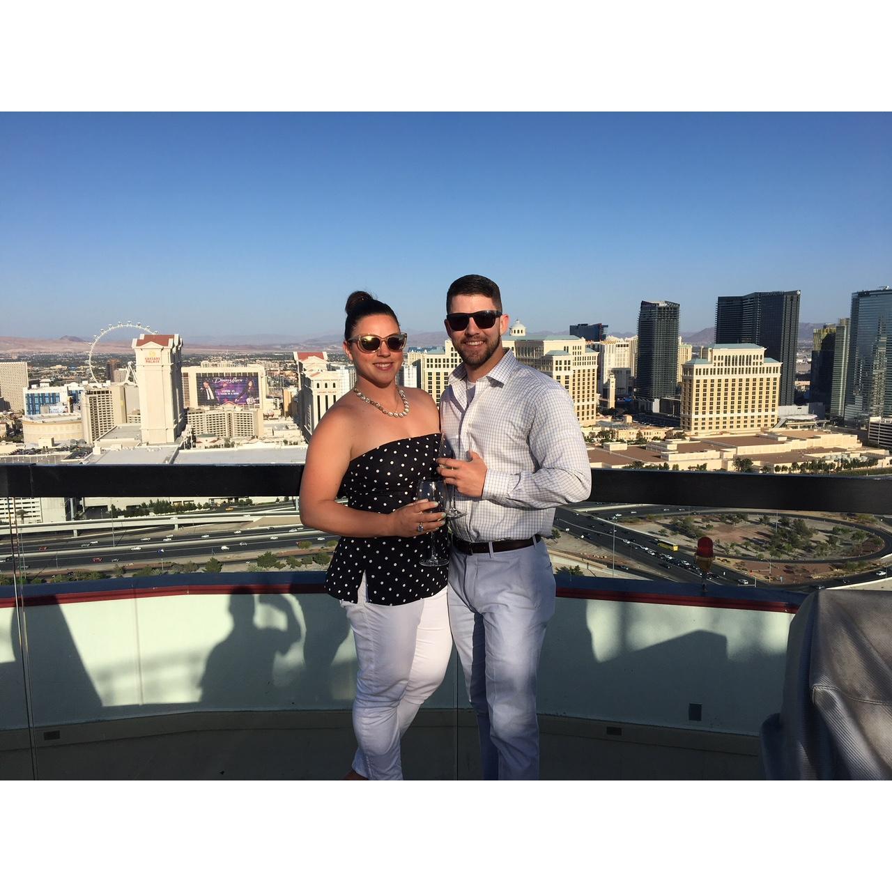 Overlooking the Vegas Strip