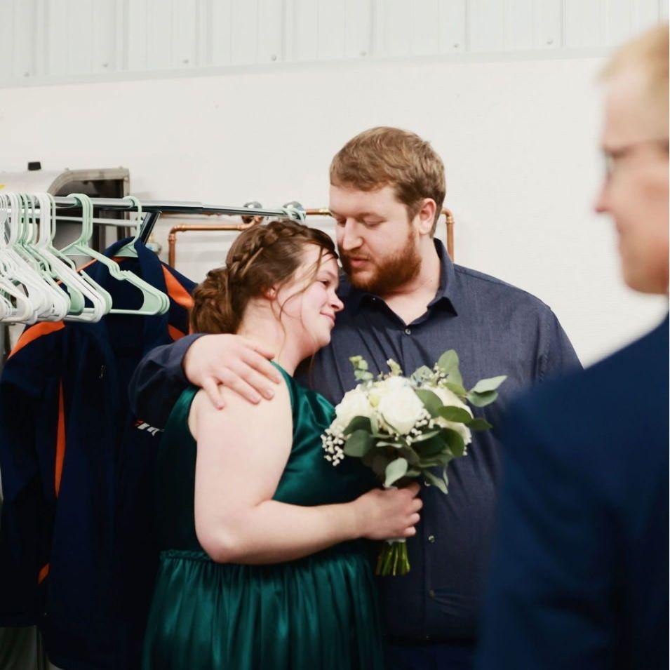 Jordan and Emma at Austin and Hannah's Wedding