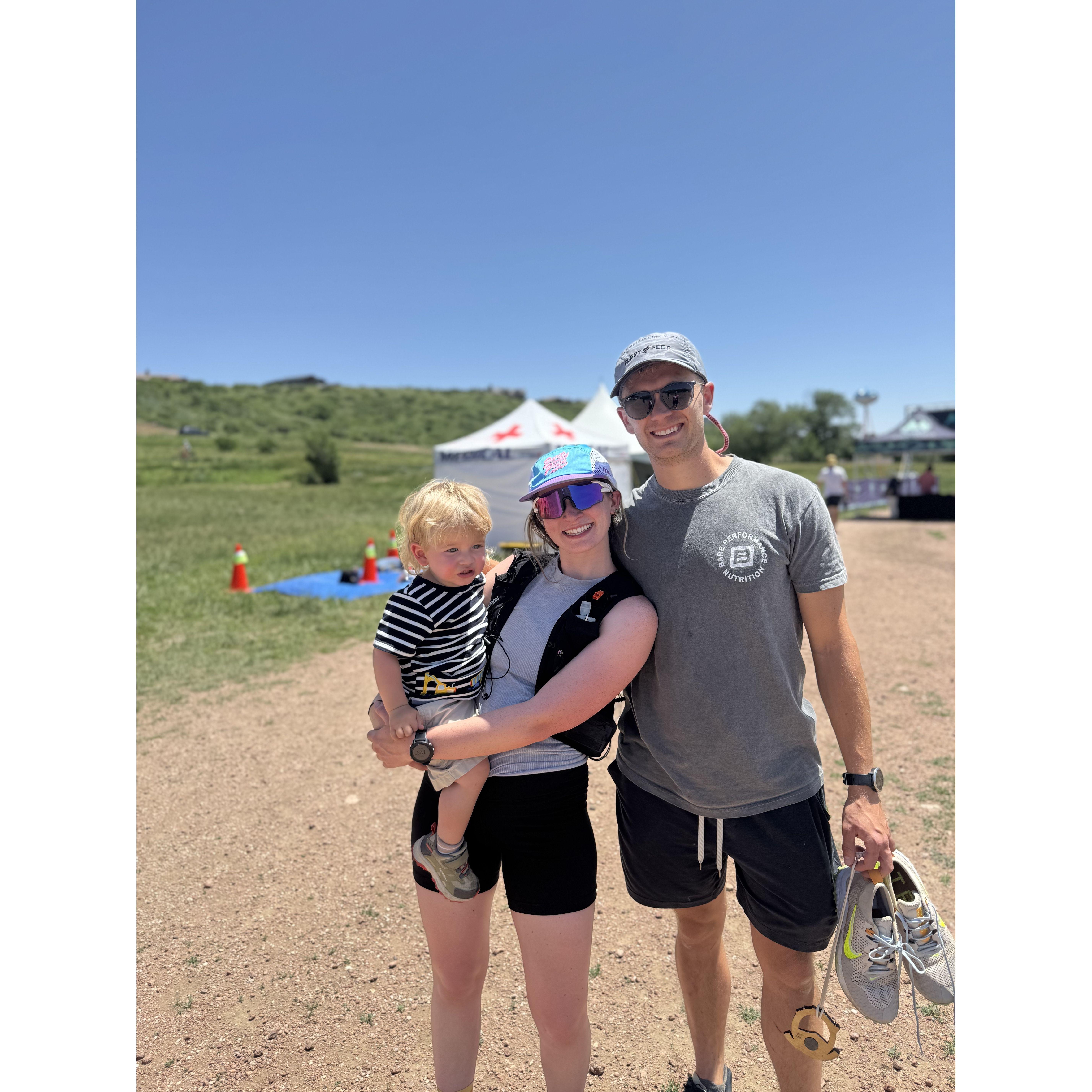 Colorado 35K - Couldn't do it without these boys.