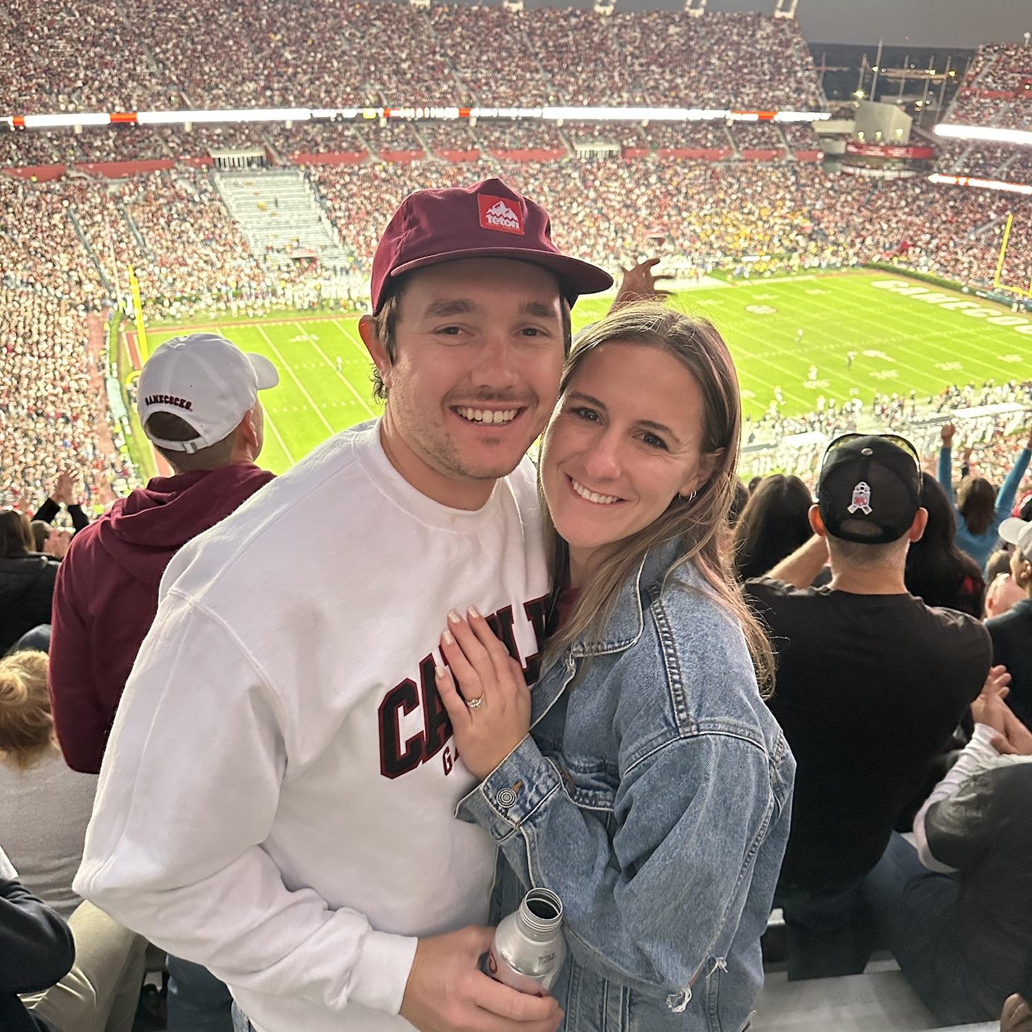 Watching the Gamecocks beat Mizzou in Fall 2024. Go Cocks!