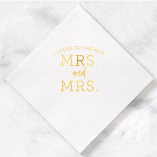 Cheers To The New Couple Dinner Napkins, Set of 100