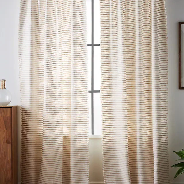 Luxe Linen Blend Woven Curtain