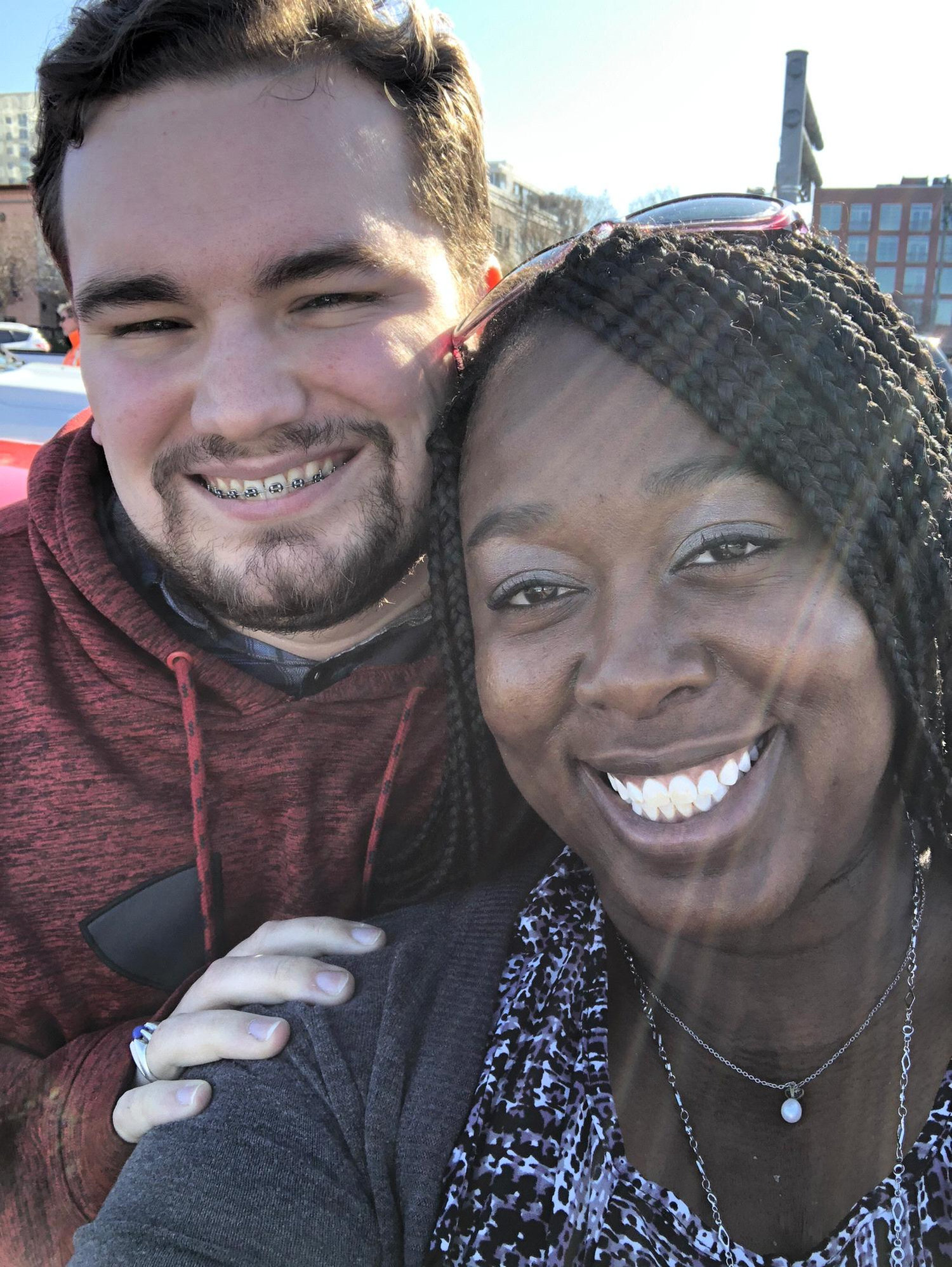 Our first photo together...