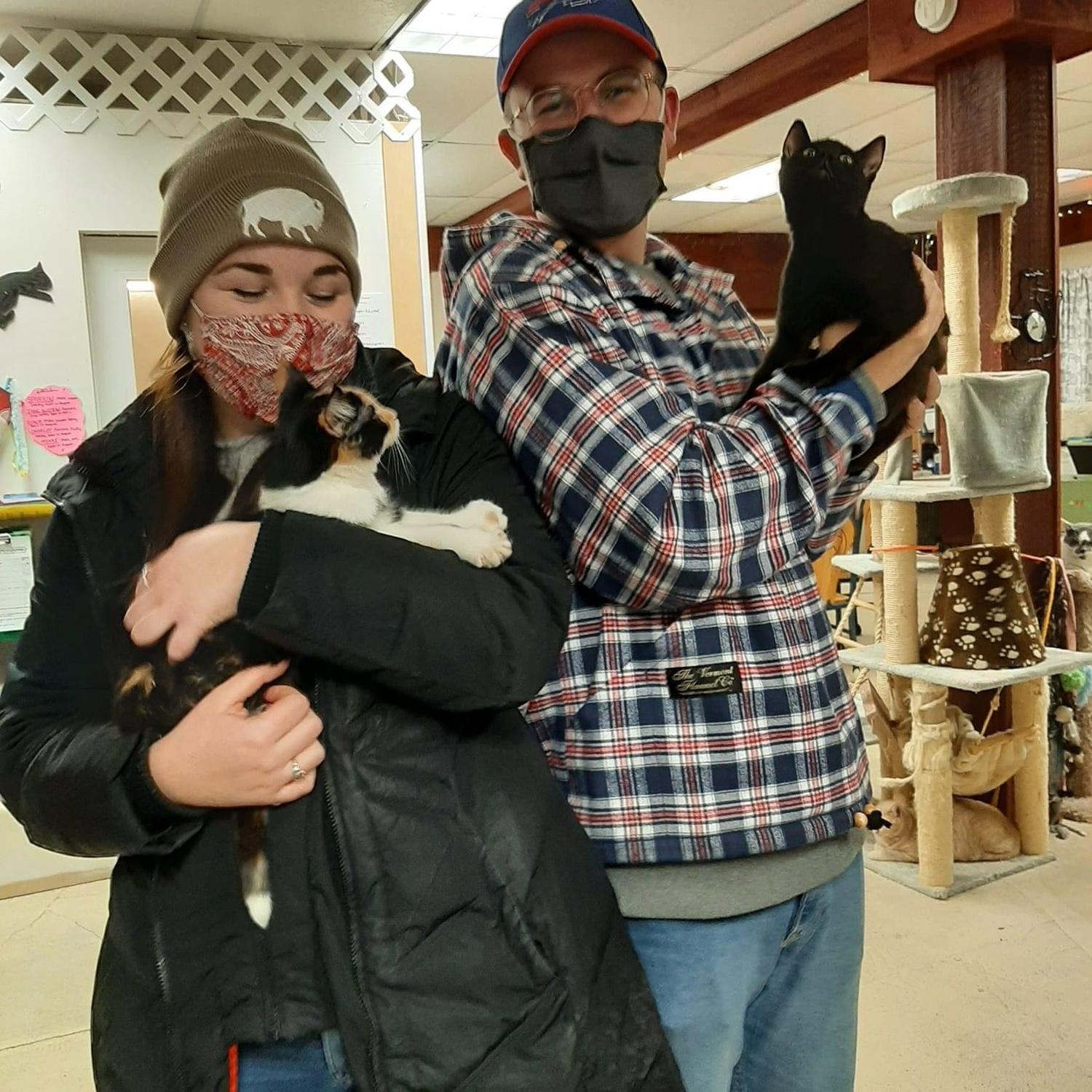 Pepper and Paprika come home with us! 
January 2022
