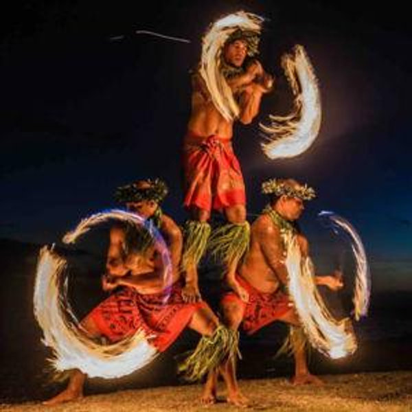 Hawaiian Luau on our Honeymoon