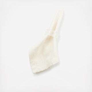 Check Napkin Ring, Set of 4