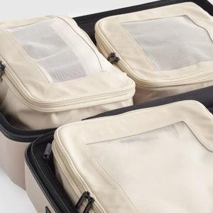 Eco Compression Packing Cubes (6-pack) - Beige