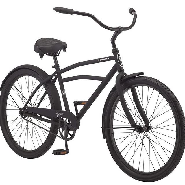 Schwinn Mikko & Huron Adult Beach Cruiser Bike, Featuring Steel Step-Over or Step Through Frames, 1, 3, 7-Speed Drivetrains, Multiple Colors