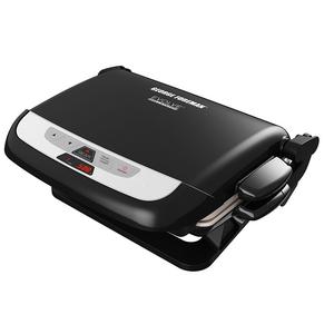 Spectrum Brands - George Foreman GRP4842MB Multi-Plate Evolve Grill, (Ceramic Grilling Plates, and Waffle Plates Included), Black