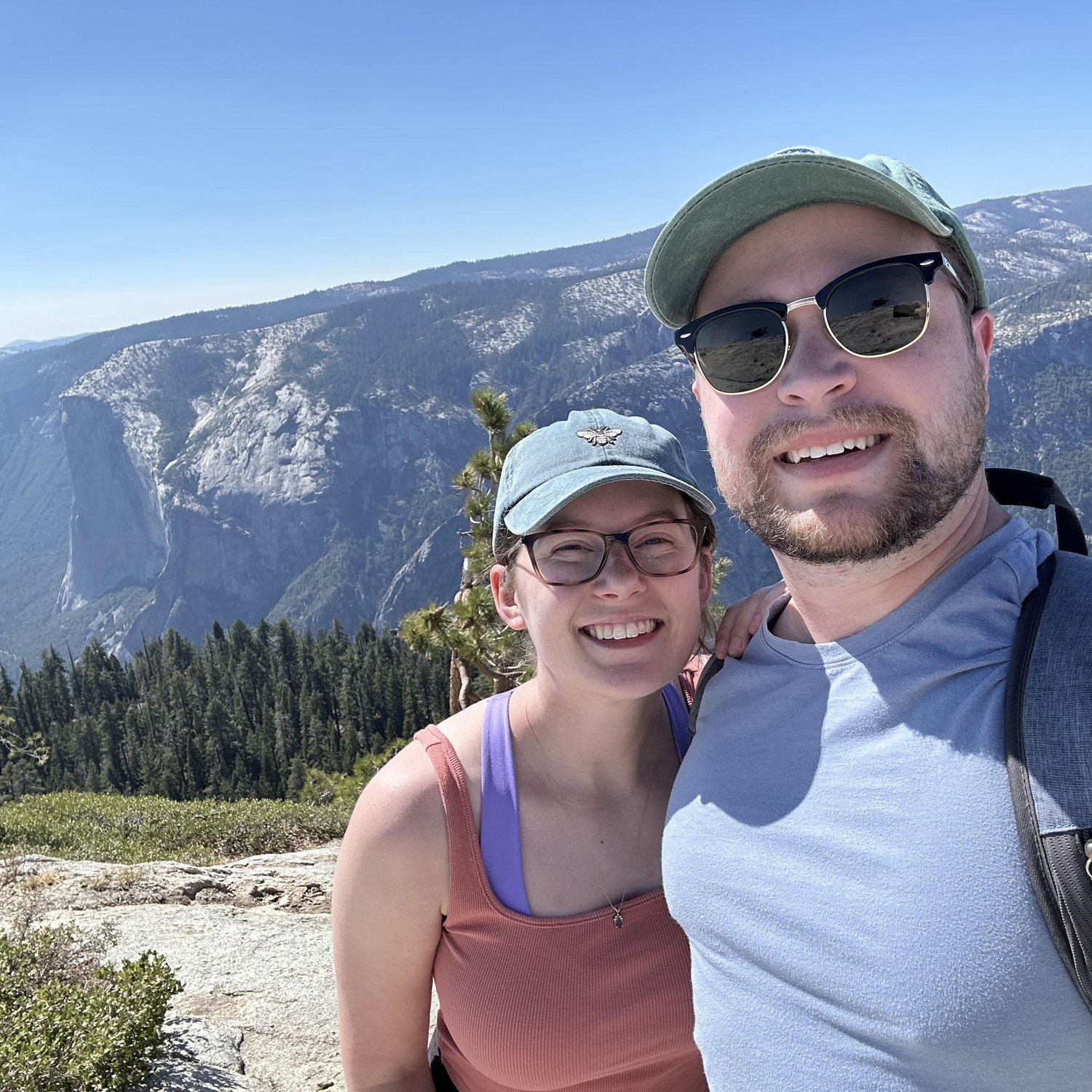 Road trip adventures - hiking in Yosemite National Park
