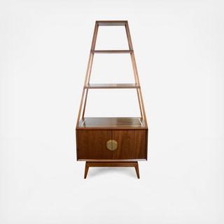 Claude Etagere and Two-Door Storage Set