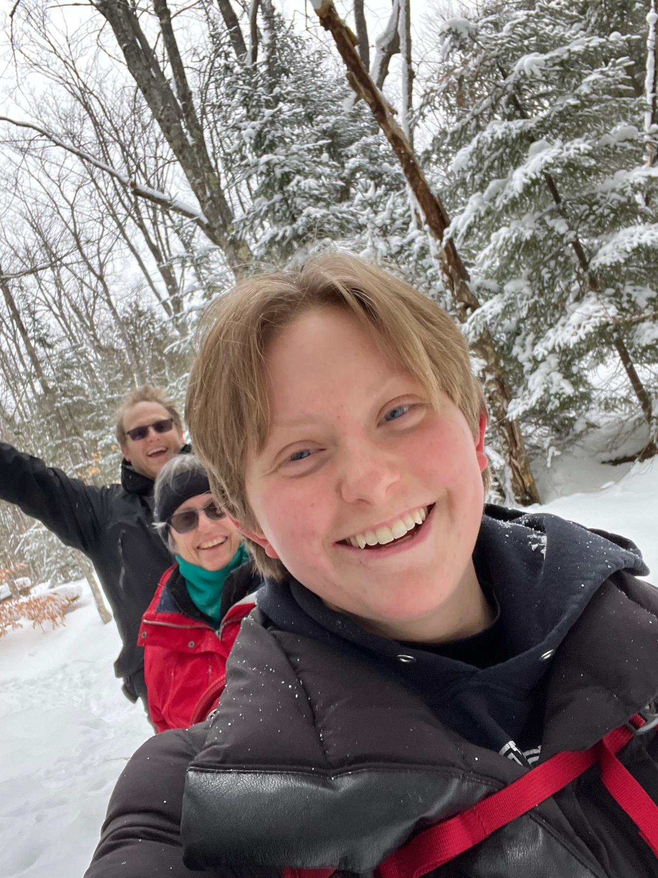 Eben Ice Caves in the UP with Brian and his mom Lori! - 2022