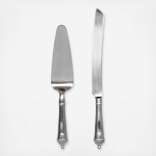 Berry & Thread Cake Knife & Server Set