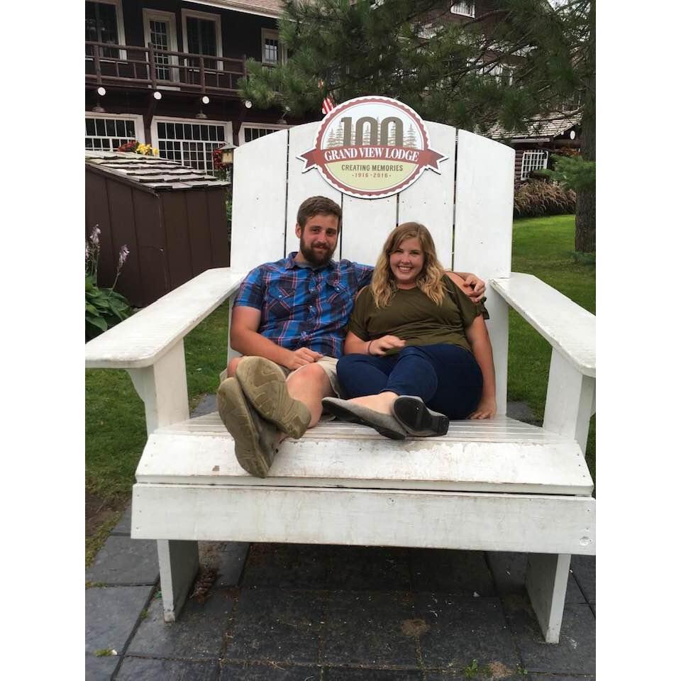Grand View Lodge on Gull Lake in Nisswa, during the annual Kerzie/Hafdahl family weekend trip.