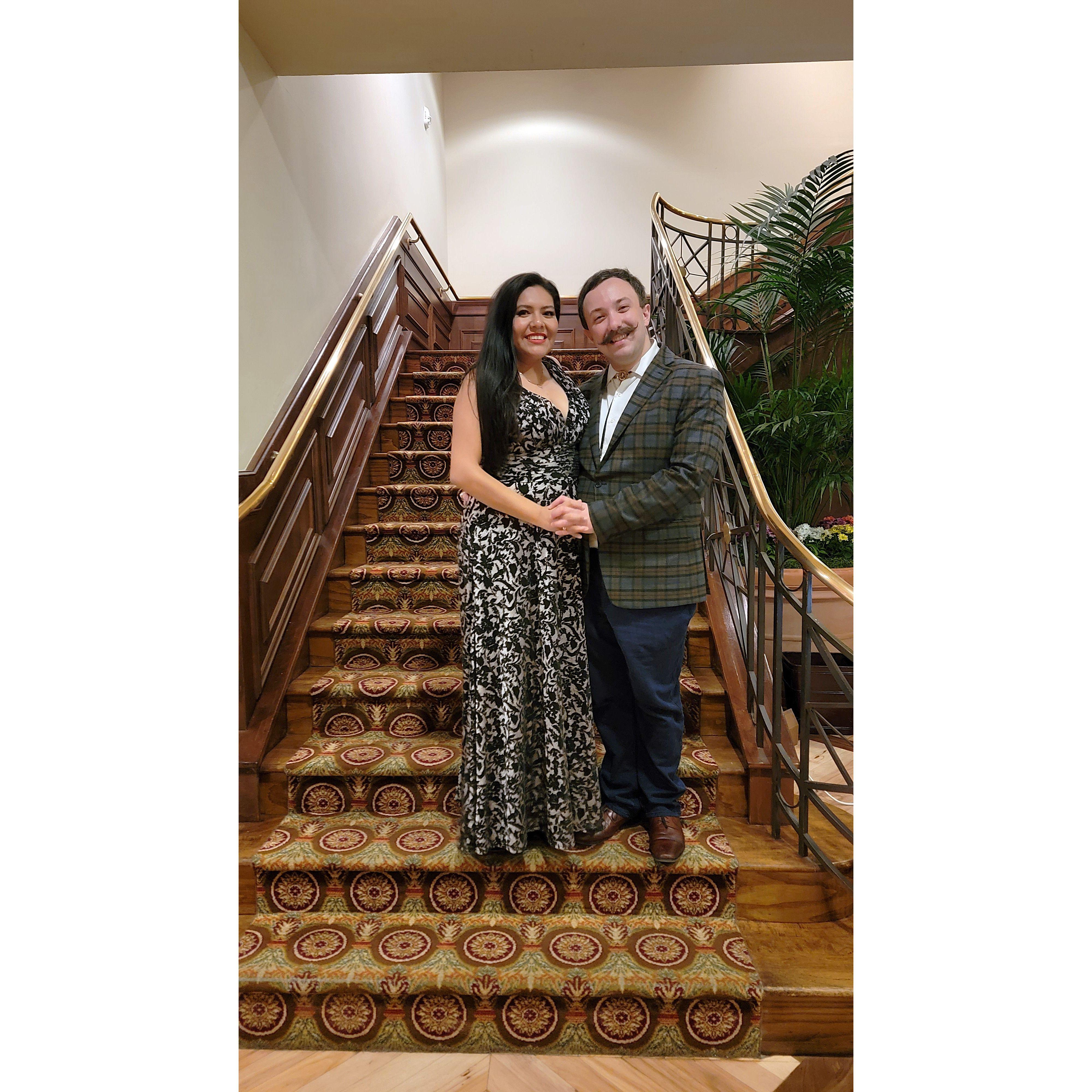 Joseph and Laura volunteered at a gala supporting scholarships for accounting students, sharing their love and commitment to giving back to the community