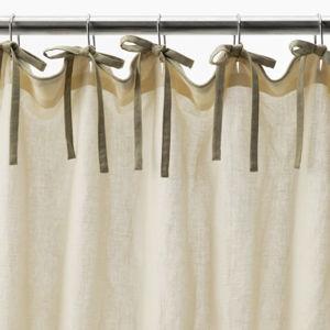 Lillian Linen Shower Curtain