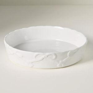 Benedita Bow Stoneware Pie Dish