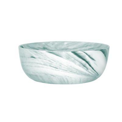 Artisanal Kitchen Supply® Coupe Marbleized Cereal Bowls in Teal (Set of 4)