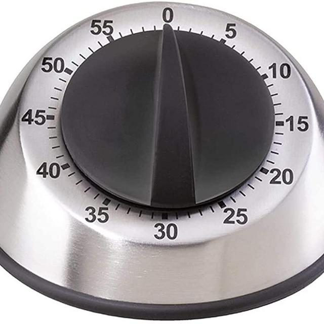 Oggi Countdown Stainless Steel 60-Minute Kitchen Timer