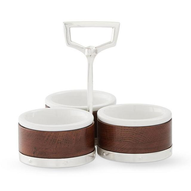 Marlo Thomas Triple Condiment Server