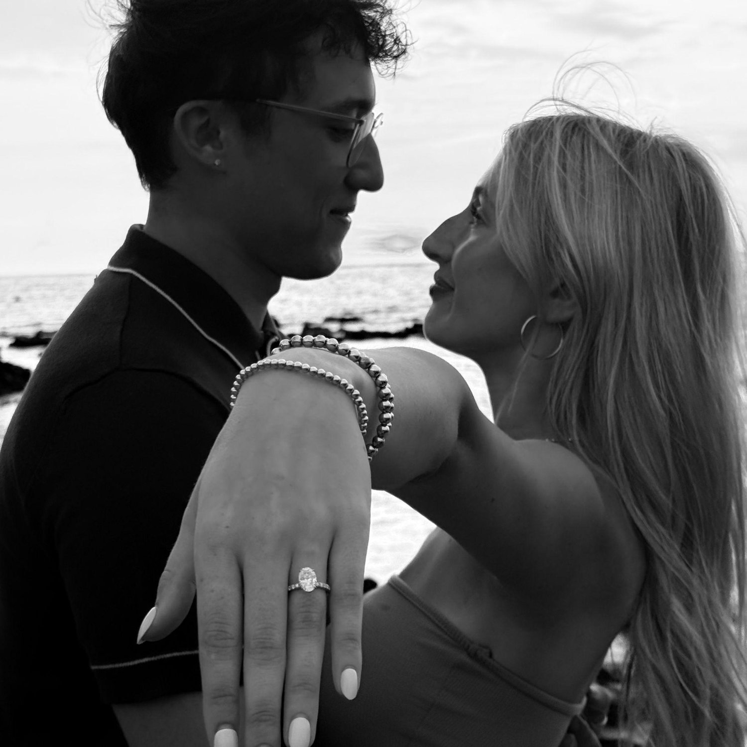 The day we got engaged in Hawaii!!