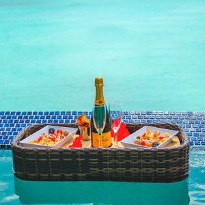 Floating breakfast canapés