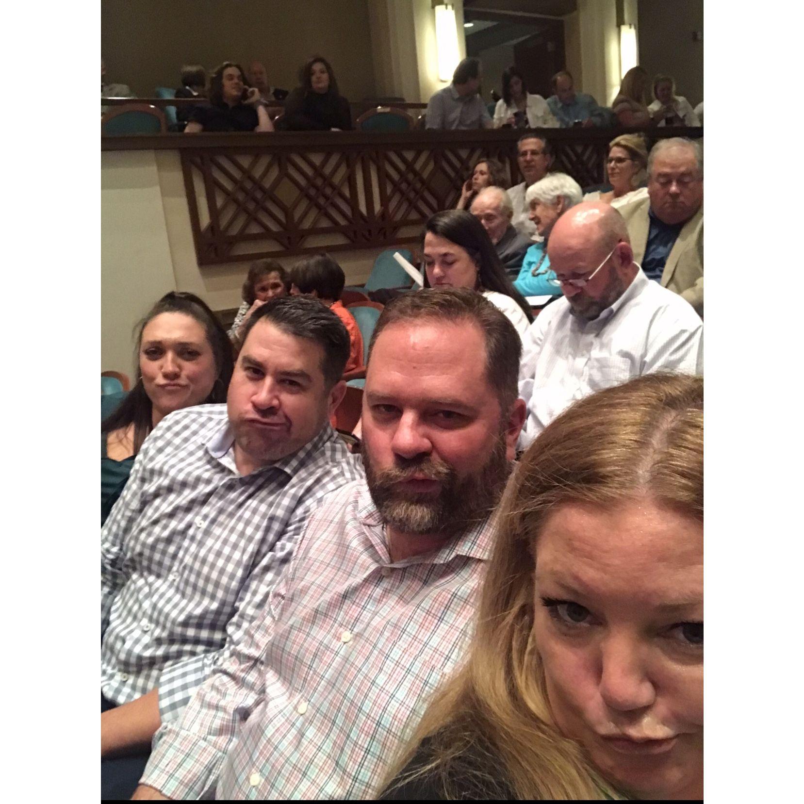 Posing at the Jacksonville Symphony with Xen & Jackie
