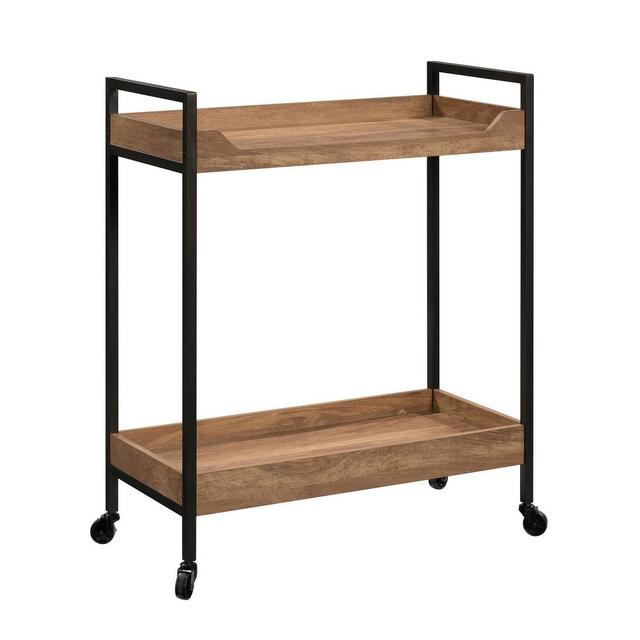 2 Shelf North Avenue Rolling Cart Sindoori Mango - Sauder