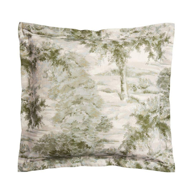Jardin Toile Sham, Euro, Green