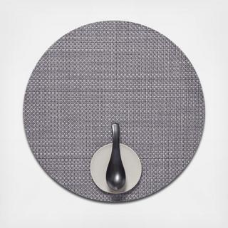 Basketweave Round Placemat, Set of 4