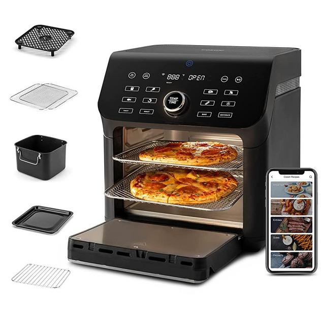 COSORI Air Fryer Oven, 10 Qt Family Size,14-in-1 Functions (1000+ APP Recipes) with Airfry, Toast, Bake, Reheat, Dishwasher-Safe Accessories with Roast Tray and Dehydrate Racks