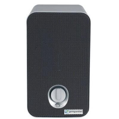 Germ Guardian 3-in-1 Air Purifier Table Top Tower With 2 Bonus Carbon Filters Gray