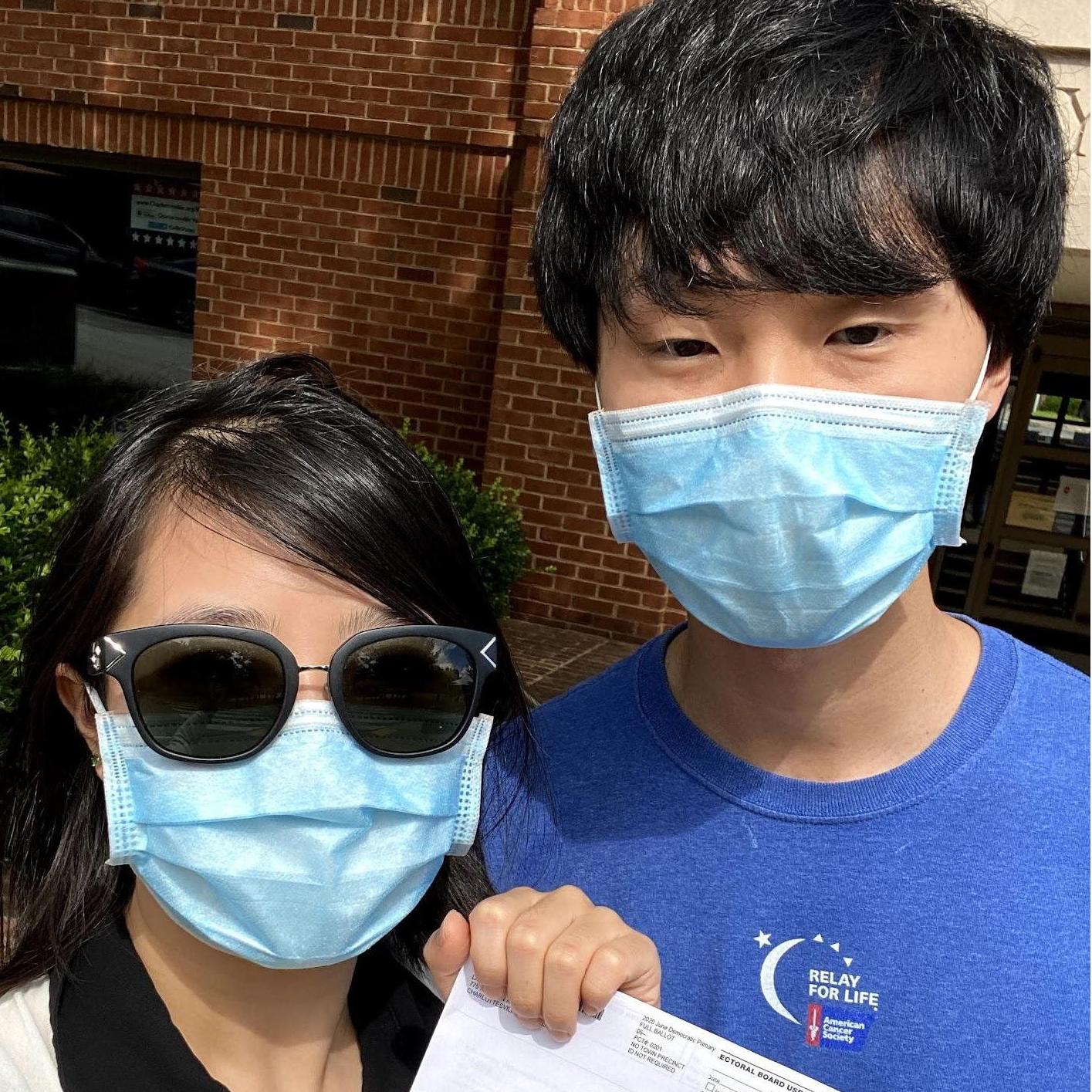 COVID made us realize just how important voting is. This is us dropping off our ballots at Charlottesville City Hall.