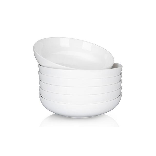 Pasta Bowls Set Ceramic, Salad Bowls Large Serving Bowl Plates Set of 6