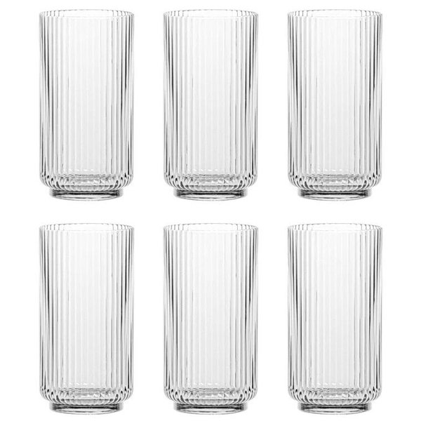 RE/FINE™ Laya Fluted Acrylic Drinking Glass | Birch Lane