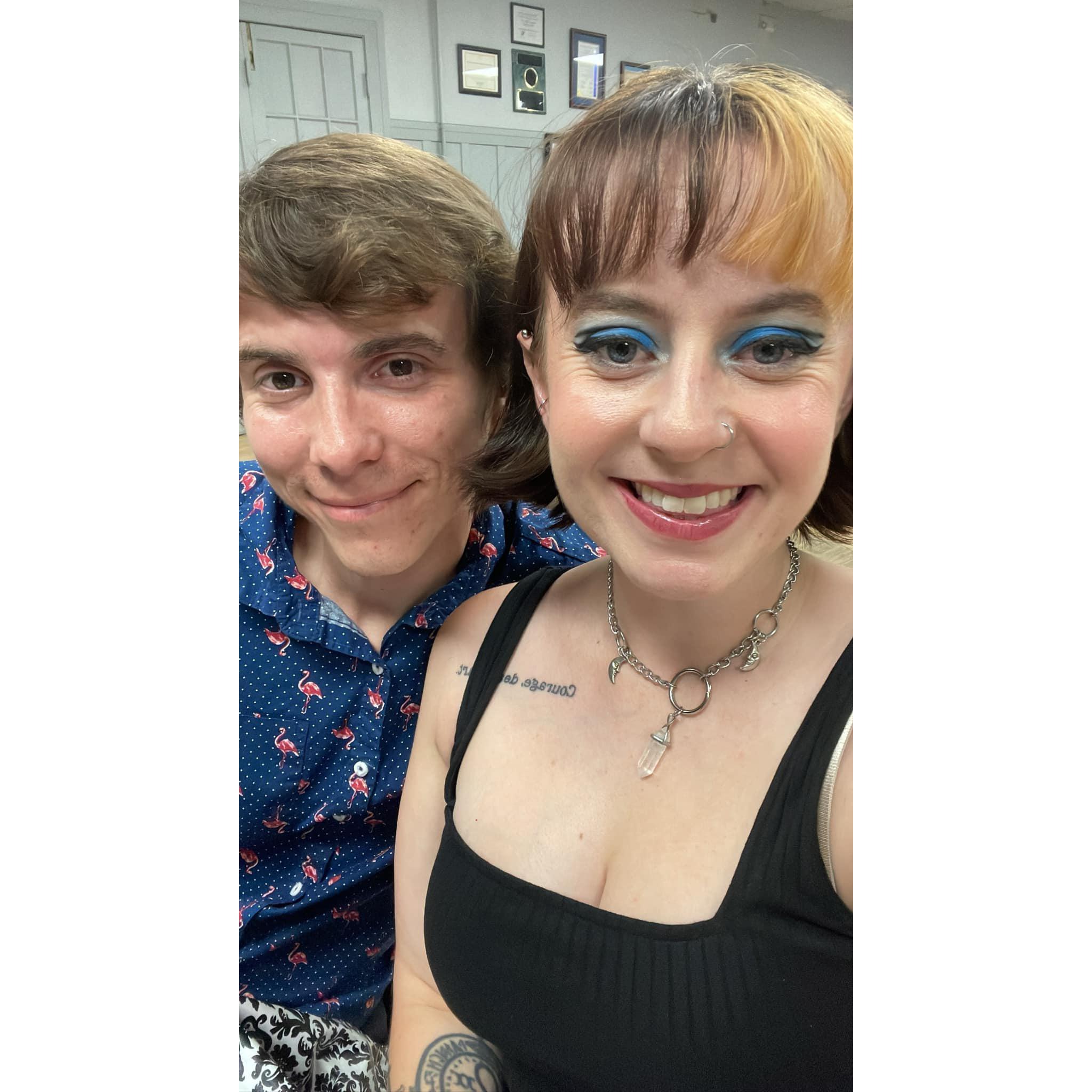 Seeing shows together is our favorite date night