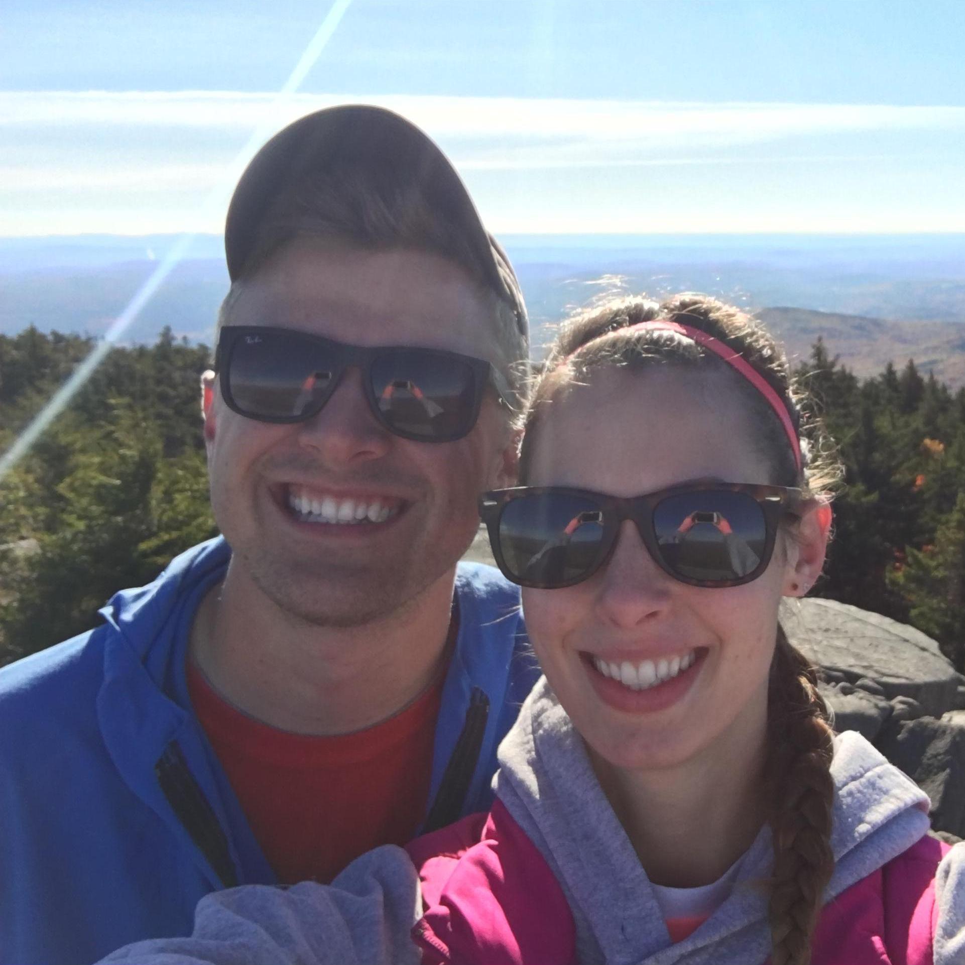 Our Mountain, Mt Kearsarge.  Shortly after this picture was taken Andrew told Hannah he loved her for the first time.