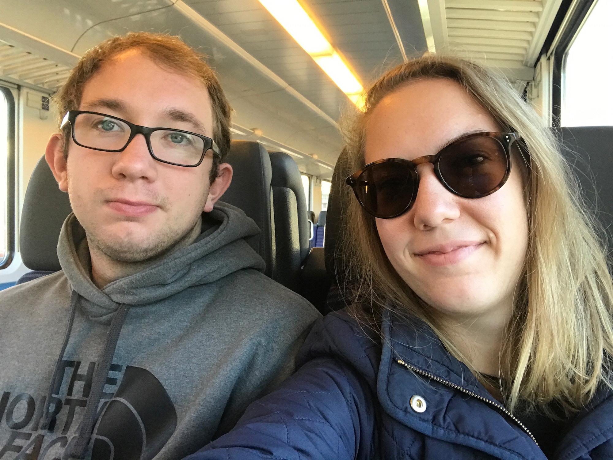October 2017 - Train rides through Zurich, Switzerland