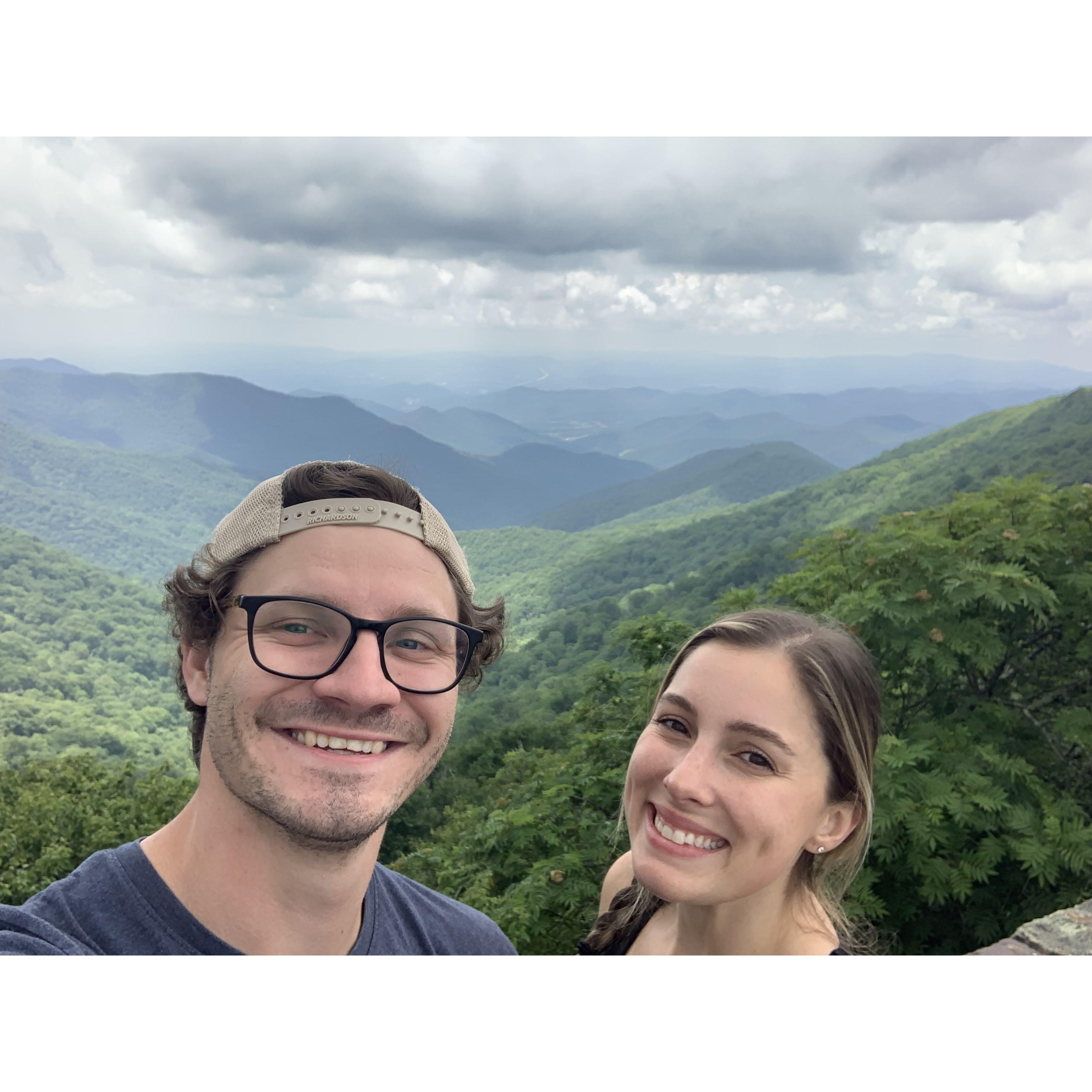 One of the few times Jackson convinced me to do some hiking!