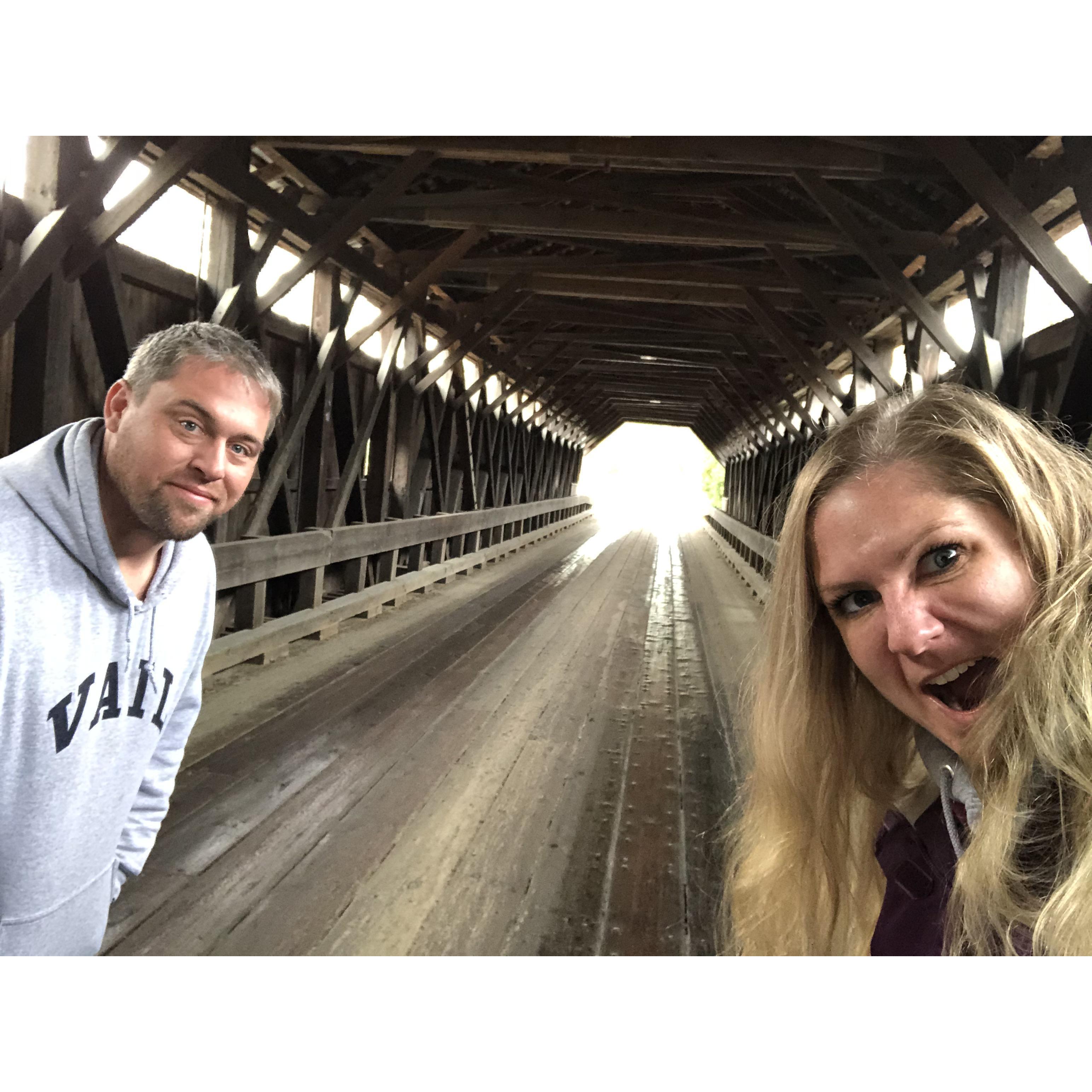 Just one of our covered bridges