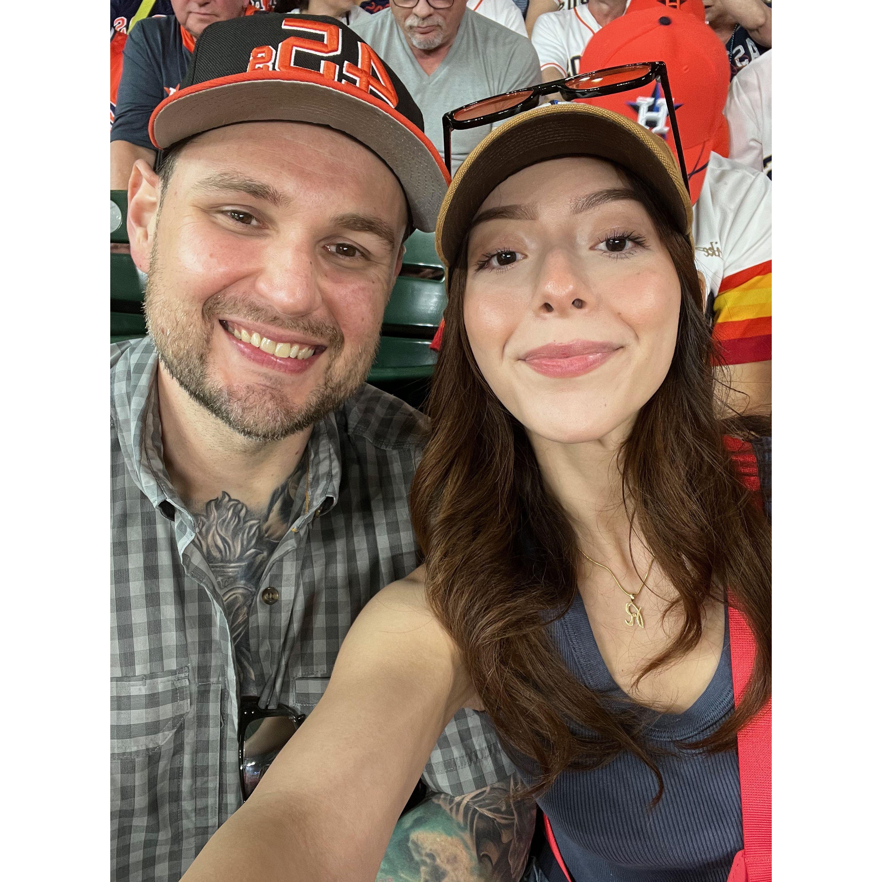 First Astros Game Together <3