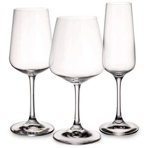 Villeroy & Boch Ovid Wine Glass Set of 12 - 4 Red, 4 White, 4 Champagne