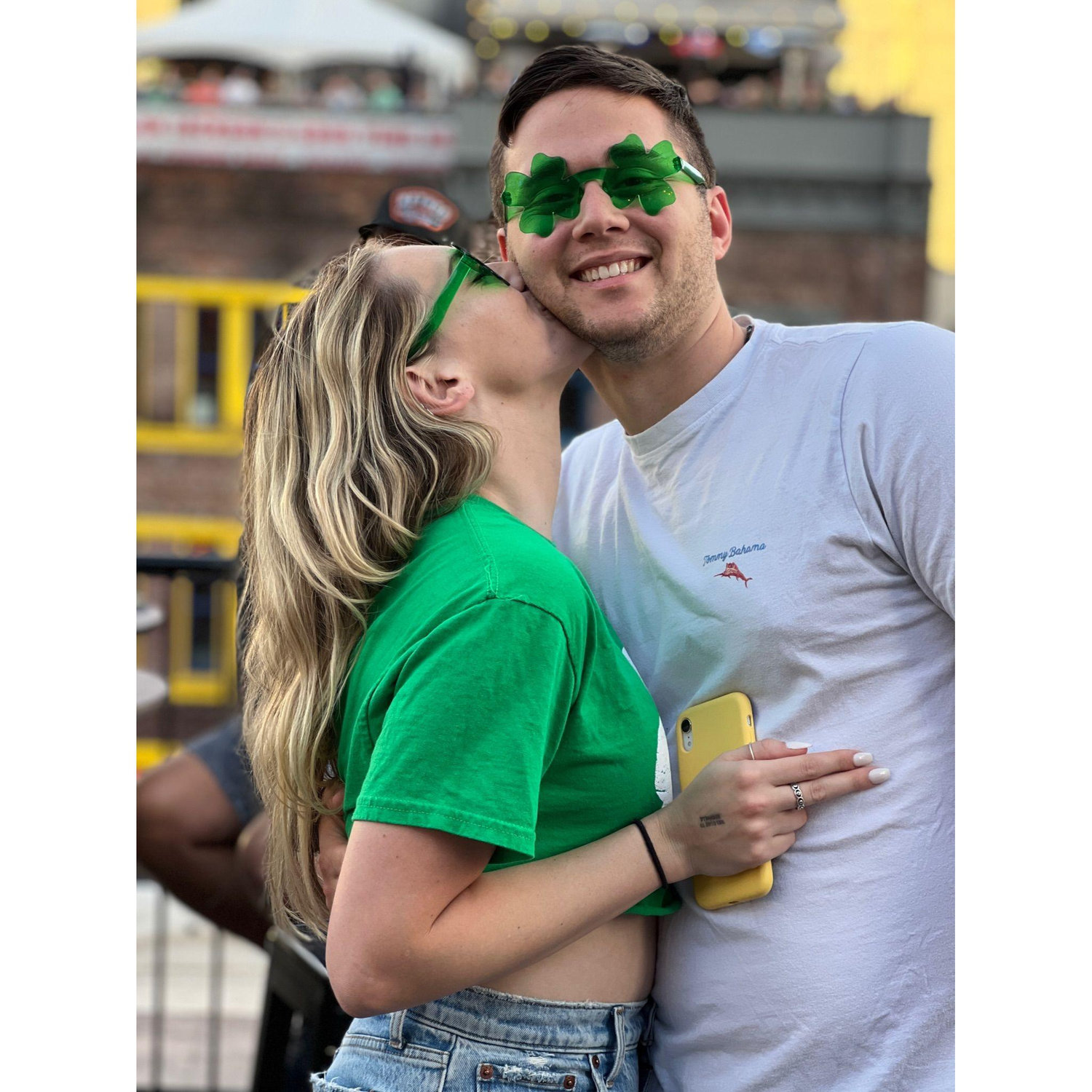 We first said “I love you” at a Honky Tonk in Nashville