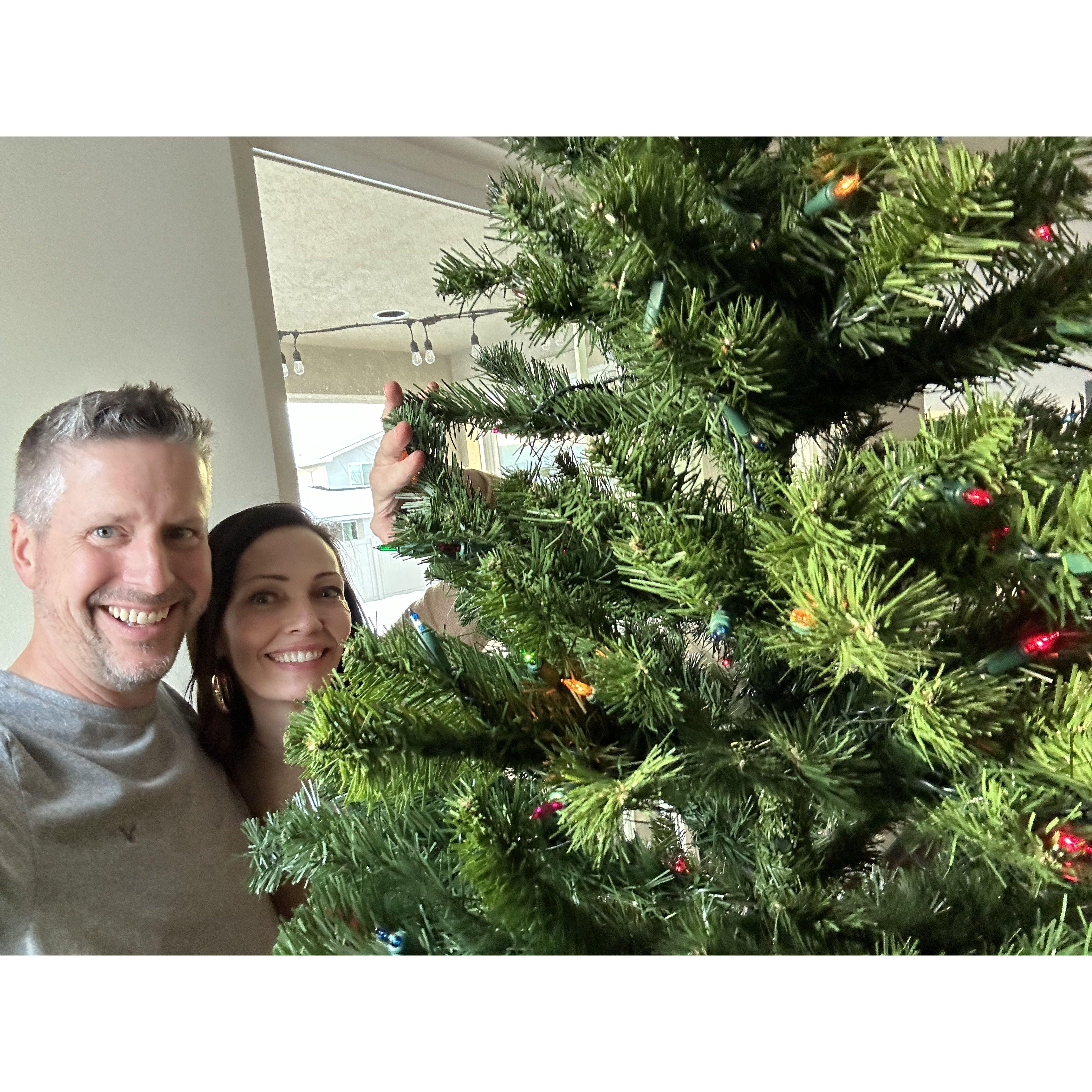 Decorating the tree