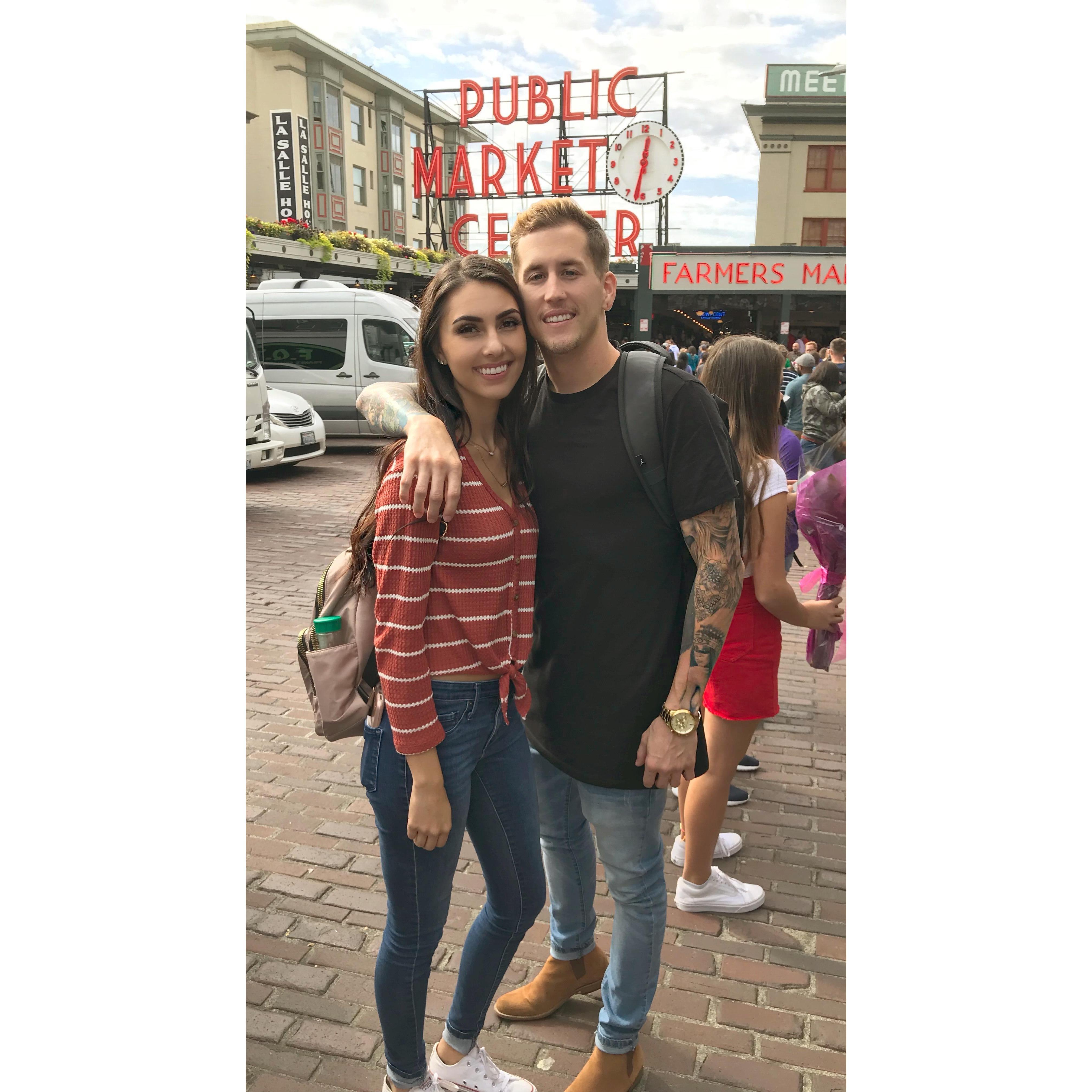First trip together to Seattle, Washington!